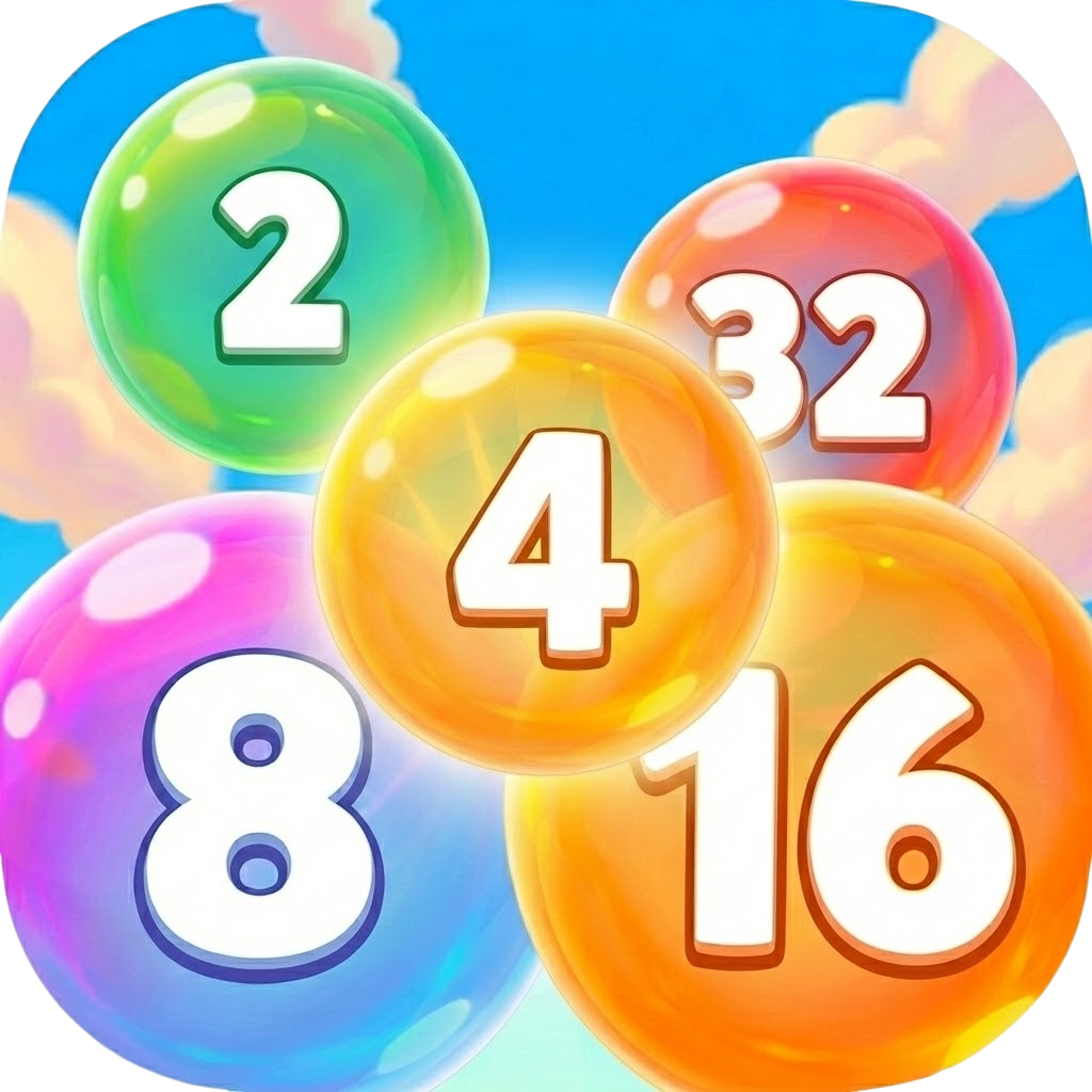 Super Number Bubbles Icon